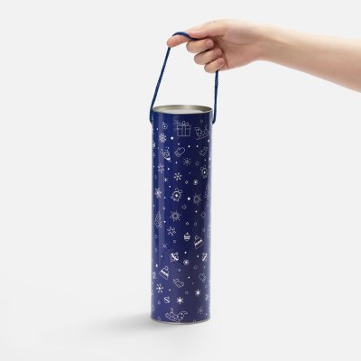 Тубус для бутылки Snowlace, синий арт. 25018.40