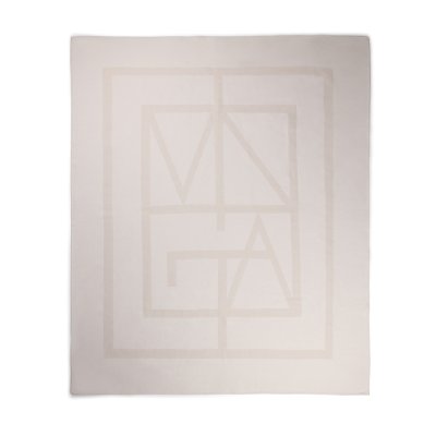 Плед VINGA Monogram из переработанного полиэстера GRS, 170x130 см арт. V4040603