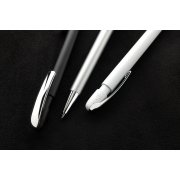 Ручка Glide из переработанного пластика GRS с металлическим клипом