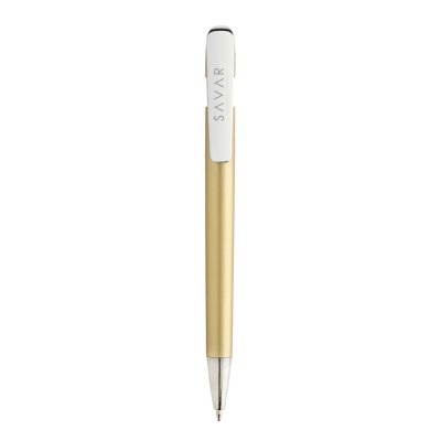 Ручка Glide из переработанного пластика GRS с металлическим клипом арт. P611.3911