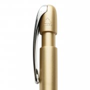 Ручка Glide из переработанного пластика GRS с металлическим клипом