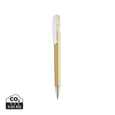 Ручка Glide из переработанного пластика GRS с металлическим клипом арт. P611.3911