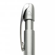 Ручка Glide из переработанного пластика GRS с металлическим клипом