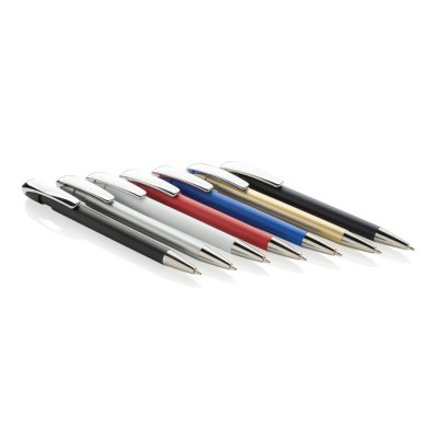 Ручка Glide из переработанного пластика GRS с металлическим клипом арт. P611.3925