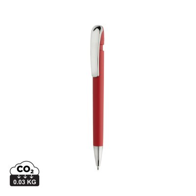 Ручка Glide из переработанного пластика GRS с металлическим клипом арт. P611.3904