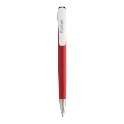 Ручка Glide из переработанного пластика GRS с металлическим клипом арт. P611.3904