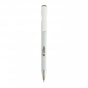 Ручка Glide из переработанного пластика GRS с металлическим клипом