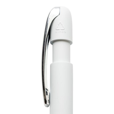 Ручка Glide из переработанного пластика GRS с металлическим клипом арт. P611.3903