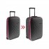 Чемодан складной Rollink Earth 55x40x20 см, 2 колеса, черный/красный арт. 102-21-110-390-170 Чемодан складной Rollink Earth 55x40x20 см, 2 колеса, черный/красный арт. 102-21-110-390-170