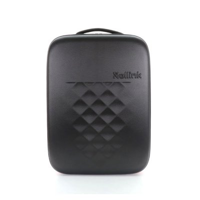 Чемодан складной Rollink Earth 55x40x20 см, 2 колеса, черный/оранжевый арт. 102-21-110-380-230