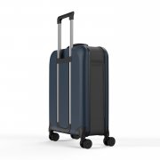 Чемодан складной Rollink Vega 360 55x40x20 см, 4 колеса, серо-синий