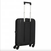 Чемодан складной Rollink FLEX LIGHT 55x40x20 см, 4 колеса, черный