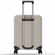 Чемодан складной Rollink Vega 360 55x40x20 см, 4 колеса, серо-бежевый