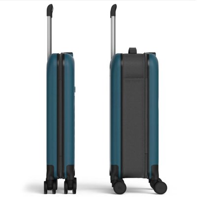 Чемодан складной Rollink Vega 360 55x40x20 см, 4 колеса, сине-зеленый арт. 360-21-330-380-100
