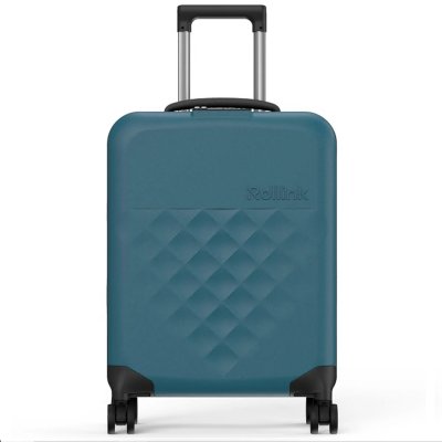 Чемодан складной Rollink Vega 360 55x40x20 см, 4 колеса, сине-зеленый арт. 360-21-330-380-100