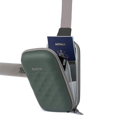 Дорожная сумочка Rollink Mini Bag Go 19,5x12x6 см, темно-зеленая арт. 811-01-290