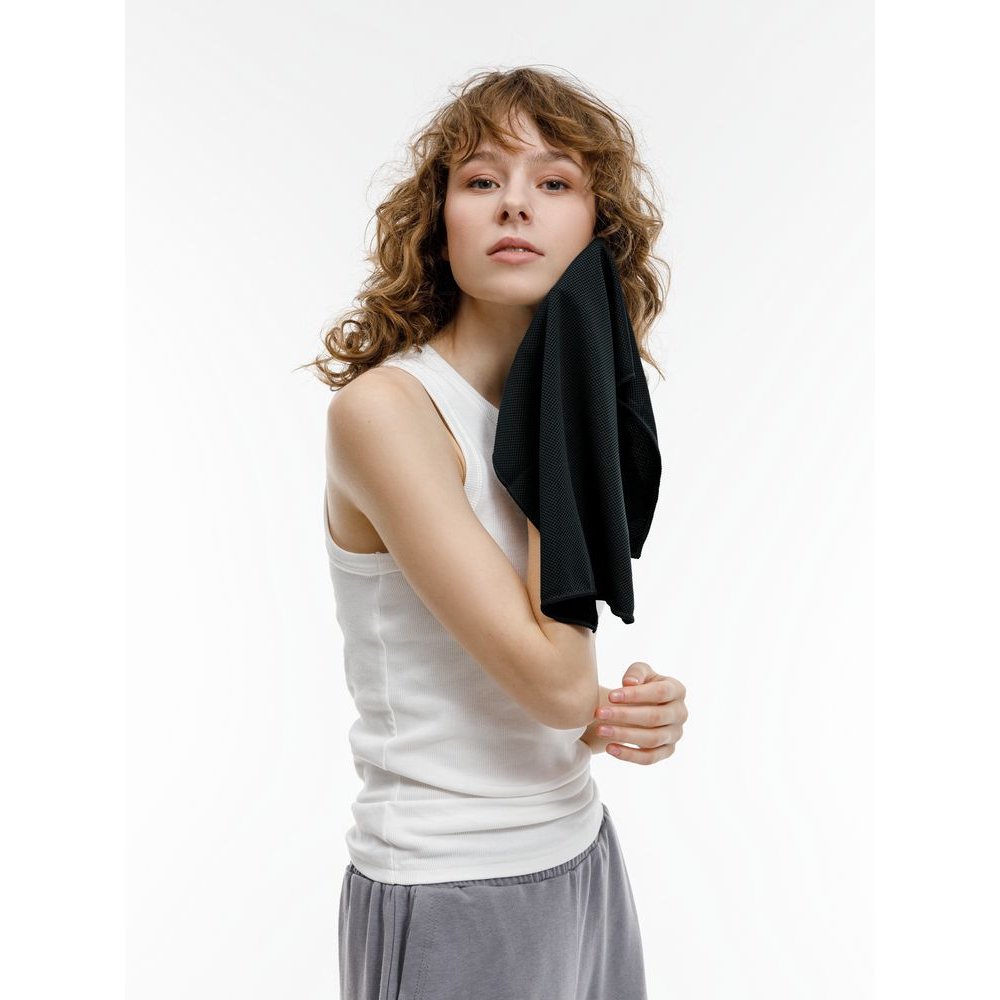 Охлаждающее полотенце Baffin, черное арт. 16646.30 Охлаждающее полотенце Baffin, черное арт. 16646.30