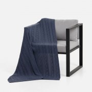 Плед Remitti, серо-синий (сланец) арт. 19246.27