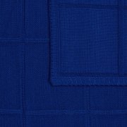 Плед Chainfield, темно-синий (кобальт)