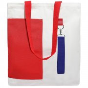 Сумка для покупок BANSHEE TO GO 325 г/м², красная/синяя арт. 25010.05.03