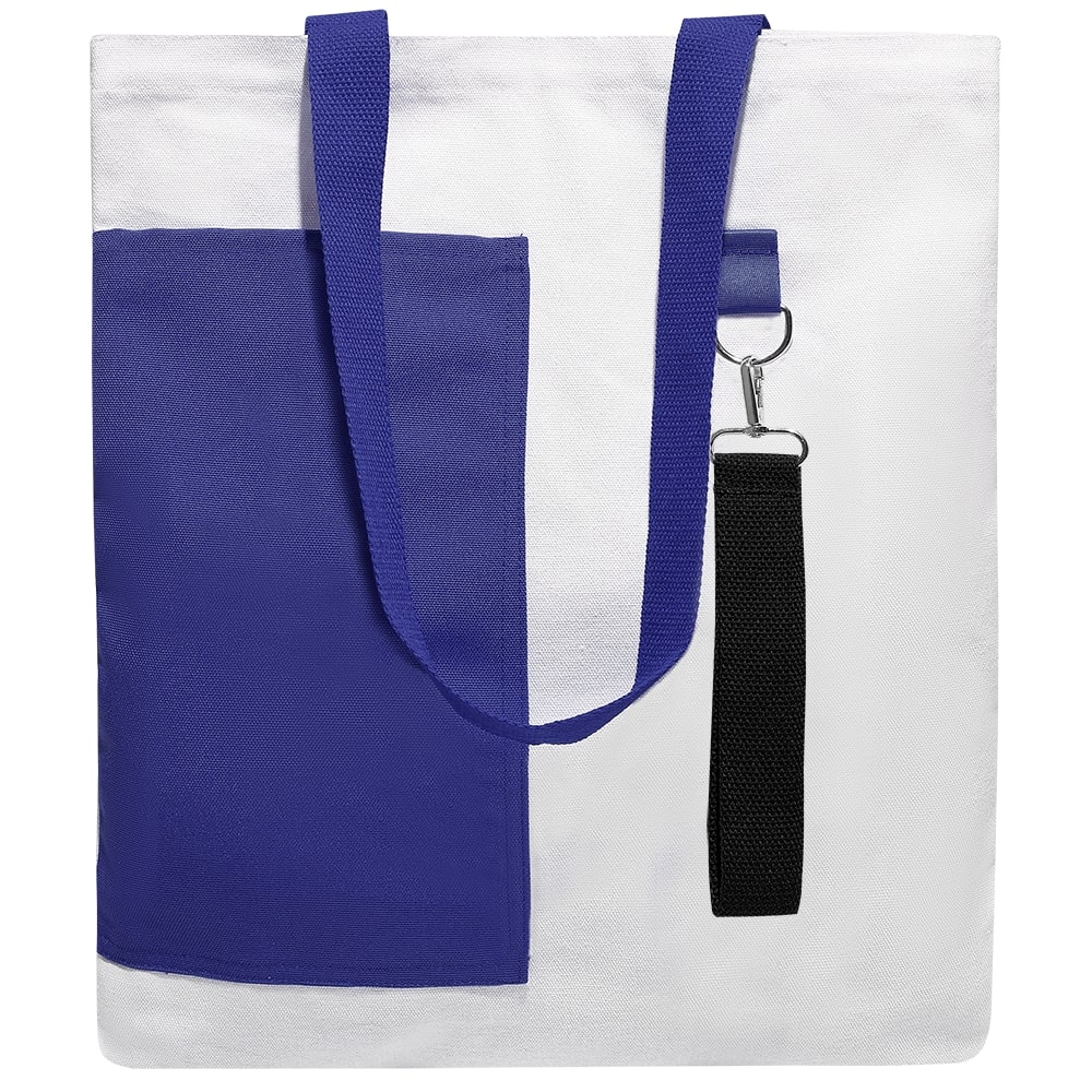 Сумка для покупок BANSHEE TO GO 325 г/м², синяя/чёрная арт. 25010.03.02 Сумка для покупок BANSHEE TO GO 325 г/м², синяя/чёрная арт. 25010.03.02