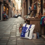 Сумка для покупок BANSHEE TO GO 325 г/м², синяя/чёрная арт. 25010.03.02 Сумка для покупок BANSHEE TO GO 325 г/м², синяя/чёрная арт. 25010.03.02