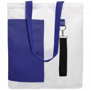 Сумка для покупок BANSHEE TO GO 325 г/м², синяя/чёрная арт. 25010.03.02
