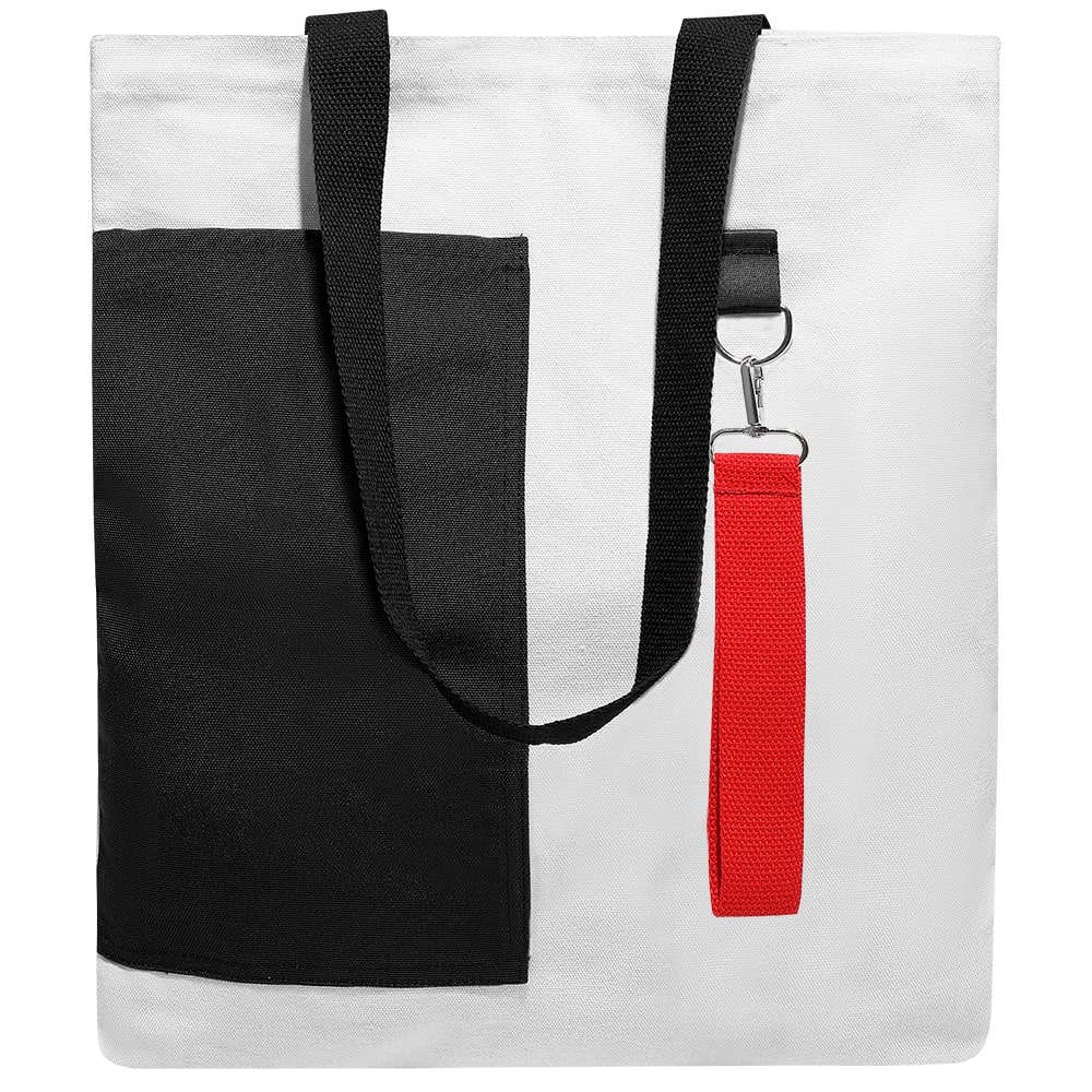 Сумка для покупок BANSHEE TO GO 325 г/м², чёрная/красная арт. 25010.02.05 Сумка для покупок BANSHEE TO GO 325 г/м², чёрная/красная арт. 25010.02.05
