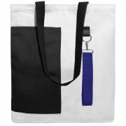Сумка для покупок BANSHEE TO GO 325 г/м², чёрная/синяя арт. 25010.02.03