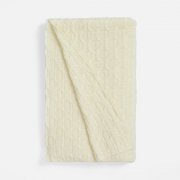 Плед Braidera, белый (молочный)