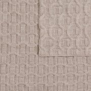 Плед Braidera, бежевый меланж