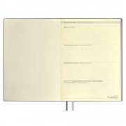 Ежедневник Avila, недатированный, серый