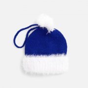 Подвеска на елку «Вьюшка», шапочка, синяя