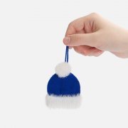 Подвеска на елку «Вьюшка», шапочка, синяя