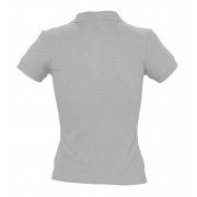 Рубашка поло женская PEOPLE 210, серый меланж