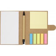 Блокнот «Swift» со стикерами и шариковой ручкой