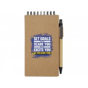 Блокнот «Flipper» со стикерами и шариковой ручкой