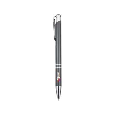 Ручка шариковая из переработанного алюминий «Moneta» арт. 10798482