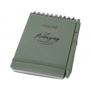 Блокнот А6 «Thalaasa» с шариковой ручкой