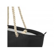 Пляжная сумка-холодильник Panama GRS из переработанных материалов с ручками-шнурками