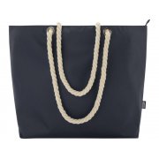 Пляжная сумка-холодильник Panama GRS из переработанных материалов с ручками-шнурками