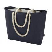 Пляжная сумка-холодильник Panama GRS из переработанных материалов с ручками-шнурками