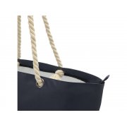 Пляжная сумка-холодильник Panama GRS из переработанных материалов с ручками-шнурками