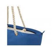 Пляжная сумка-холодильник Panama GRS из переработанных материалов с ручками-шнурками