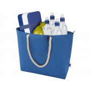 Пляжная сумка-холодильник Panama GRS из переработанных материалов с ручками-шнурками