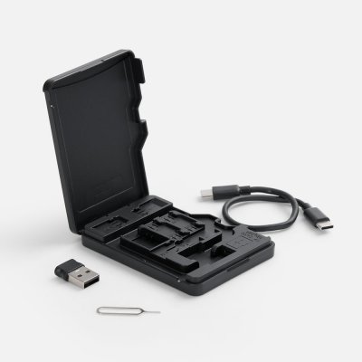 Футляр для карт памяти и SIM Multitask, черный арт. 18577.30