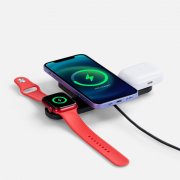 Складная станция беспроводной зарядки Trilogic, черная арт. 18383.30