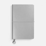 Ежедневник Waltz, недатированный, серебристый