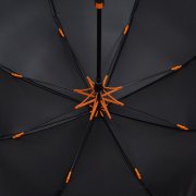 Зонт-трость Hidecolor с цветными спицами, оранжевый