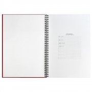 Ежедневник Notera, недатированный, красный